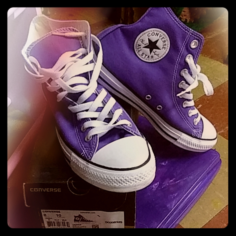 Purple Chucks (Converse)
